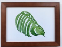 Bondecor Fotorám drevený hladký hnedý 10 x 15 cm