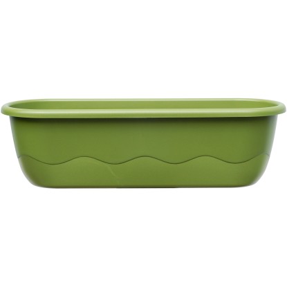 Plastia Truhlík samozavlažovací Mareta zelená 80 cm