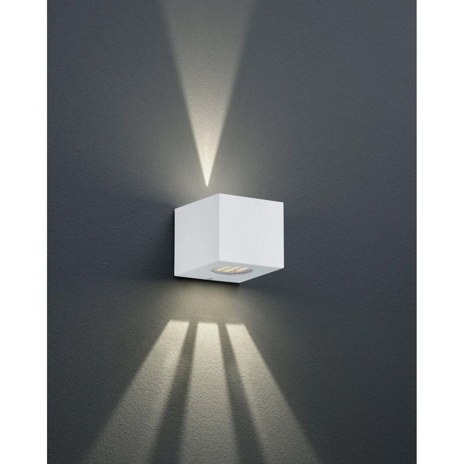 E-shop Reality Vonkajšie nást. LED svietidlo Cordoba, mat. biela, 2W, 10 x 10,5 x 9 cm