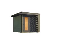 Weka Drevený záhradný domček Amberley 28mm V1, sivozelená-antracit, 250 x 250 cm Weka Drevený záhradný domček Amberley 28mm V1, sivozelená-antracit, 250 x 250 cm