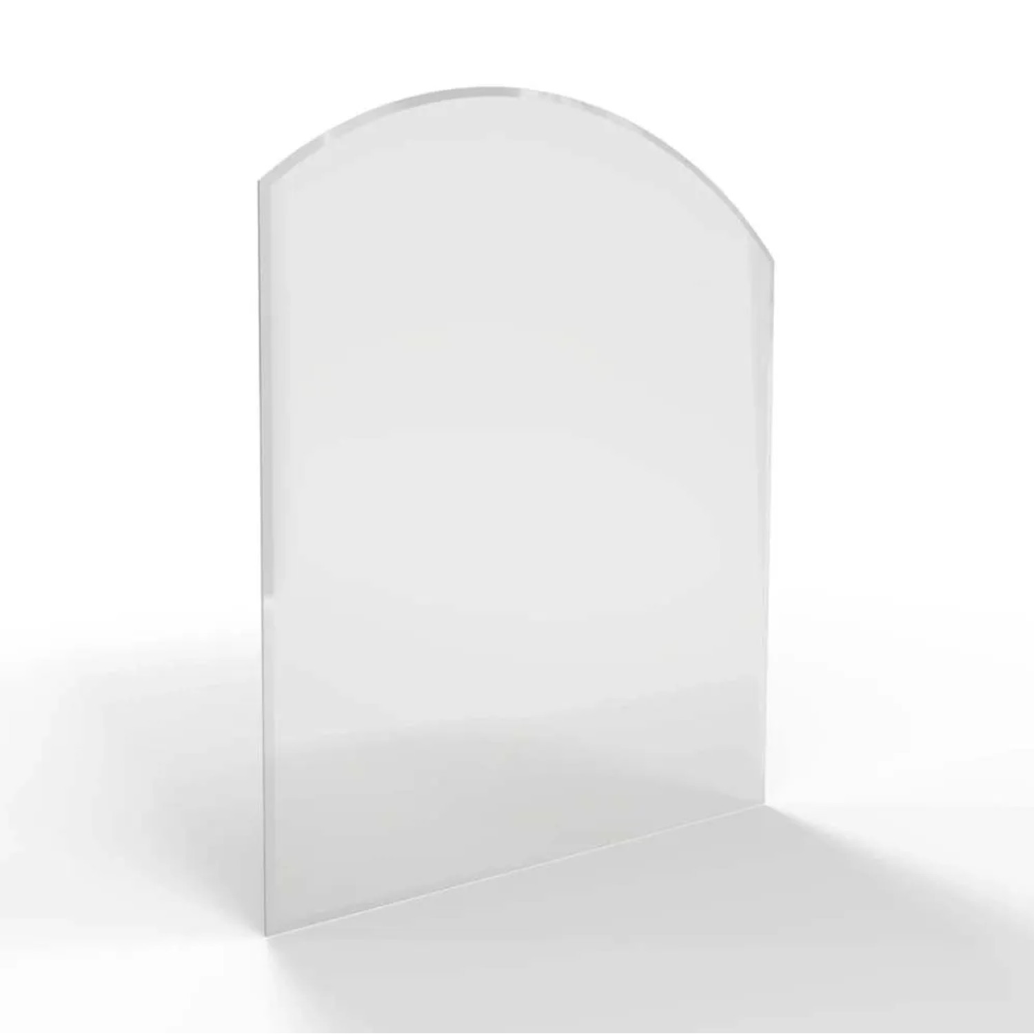E-shop HS Flamingo Sklo pod kachle oblúk R725, číre, 1000 x 1200 x 6 mm