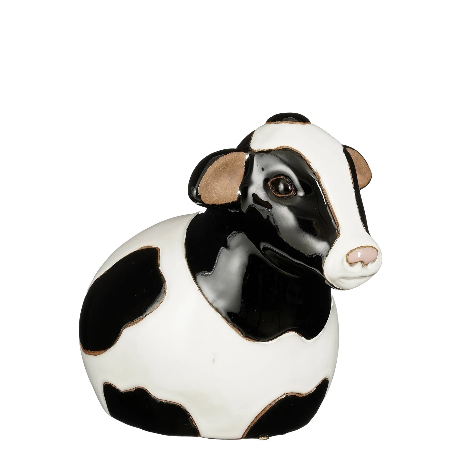 E-shop Mica Decorations Záhradná dekorácia z keramiky krava, 19 cm