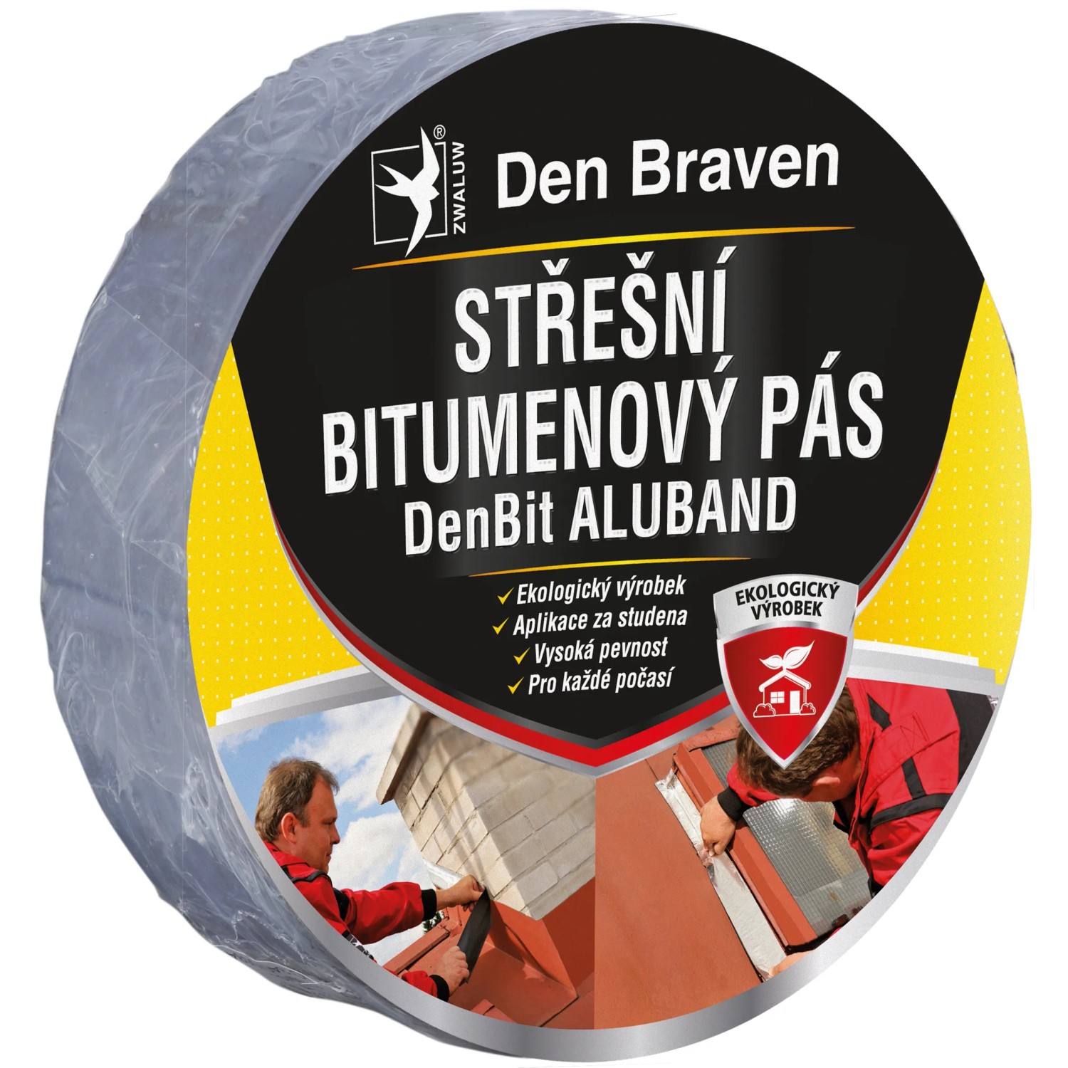 E-shop Den Braven Strešný bitúmenový pás DenBit Aluband PLUS 50 mm x 10 m