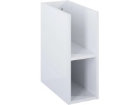 Maximus Nástenný kúpeľňový regál Stylo Duo, lesklá biela, 20 x 45,6 x 50 cm