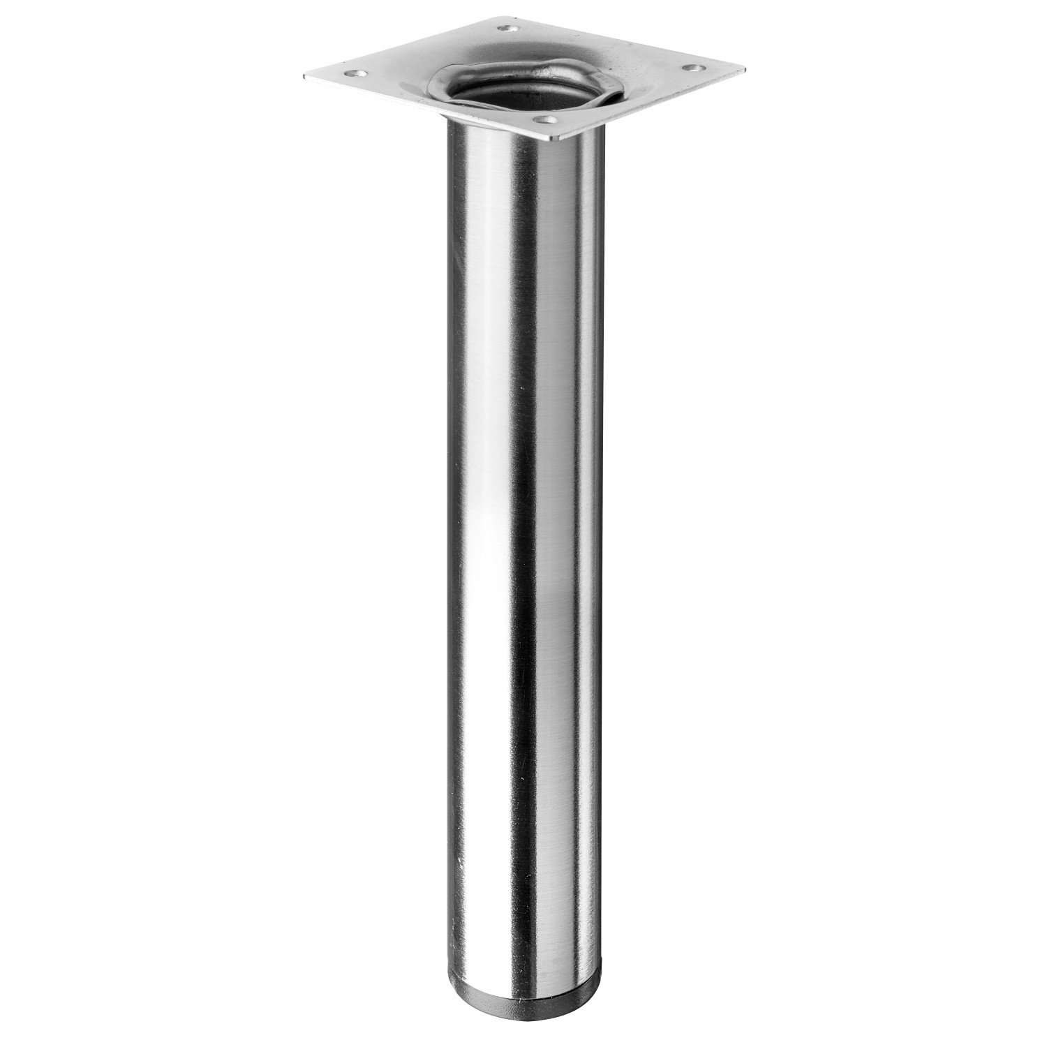 E-shop Hettich Nábytková noha guľatá, nerez, pr. 30 mm x 200 mm