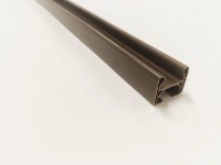 HOPA Nosný profil pre zhrňovacie dvere Matrix orech tmavý 200 cm HOPA Nosný profil pre zhrňovacie dvere Matrix orech tmavý 200 cm