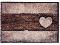 Astra Vstupná čistiaca rohož Pure & Soft, drevo, srdce, 50 x 70 cm Astra Vstupná čistiaca rohož Pure & Soft, drevo, srdce, 50 x 70 cm