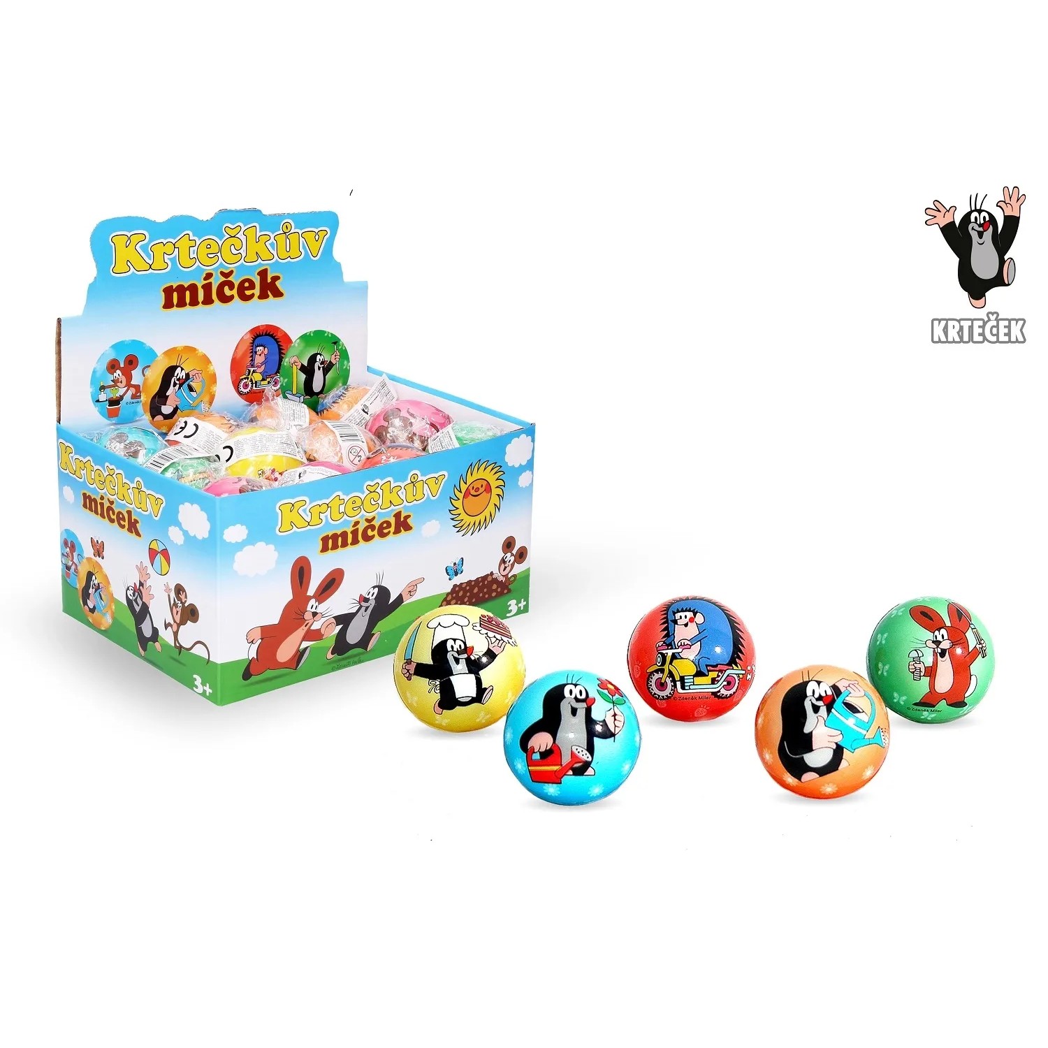 E-shop Wiky Loptička s motívom Krtka, rôzne druhy, 1 ks, 5 cm