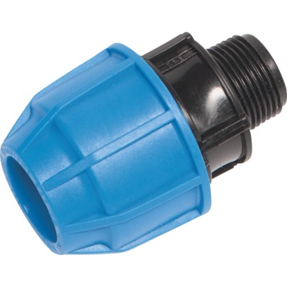 LUX-TOOLS Classic PE prechodka 25 mm s vonkajším závitom 26,4 mm (3/4")