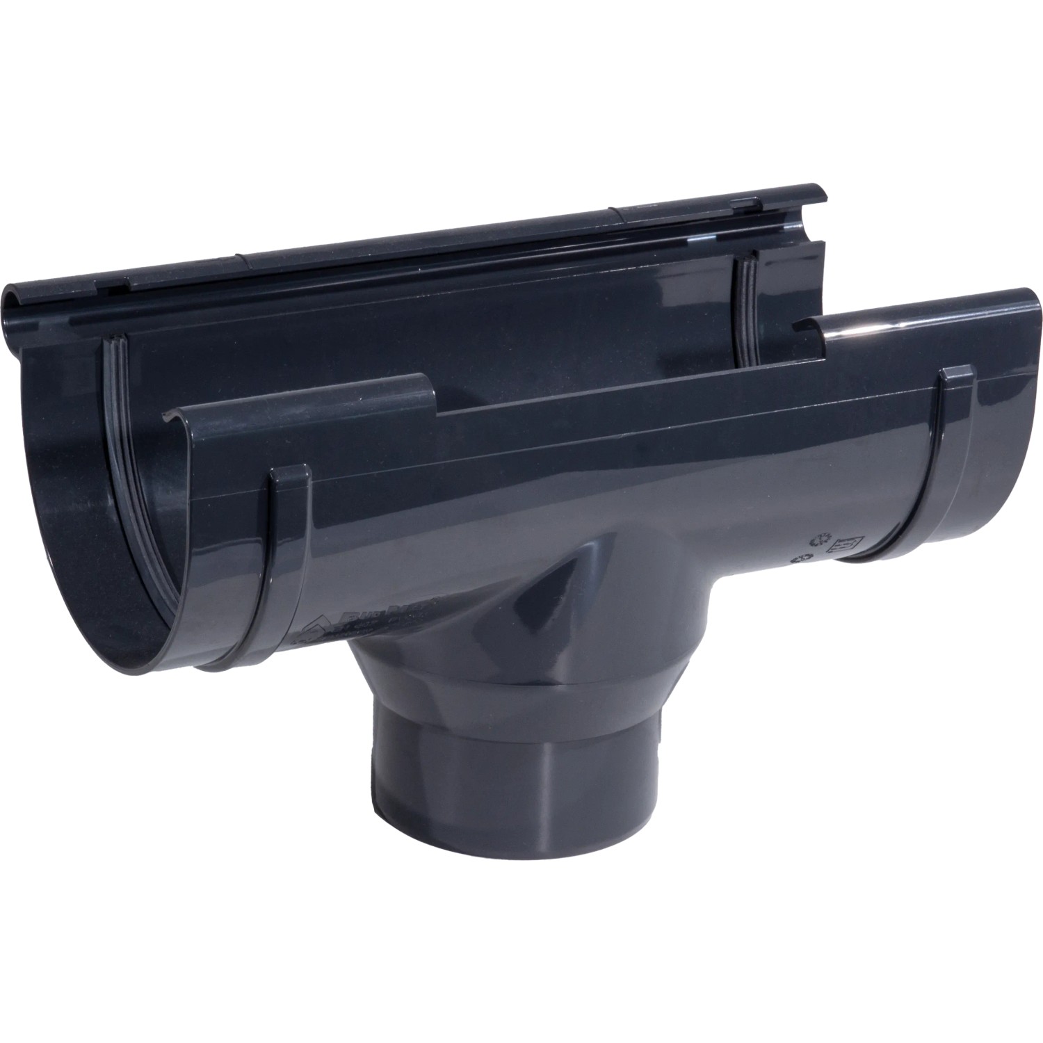 E-shop Budmat Žľabový kotlík ProAqua 100/63 mm, antracitová