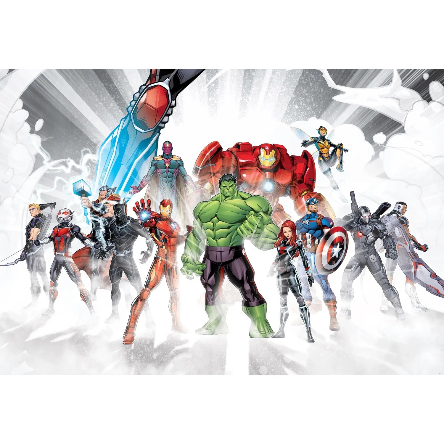 E-shop Komar Papierová fototapeta Avengers Unite 368 x 254 cm