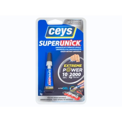 Ceys Sekundové lepidlo univerzálne ULTRAUNICK GEL 3 g