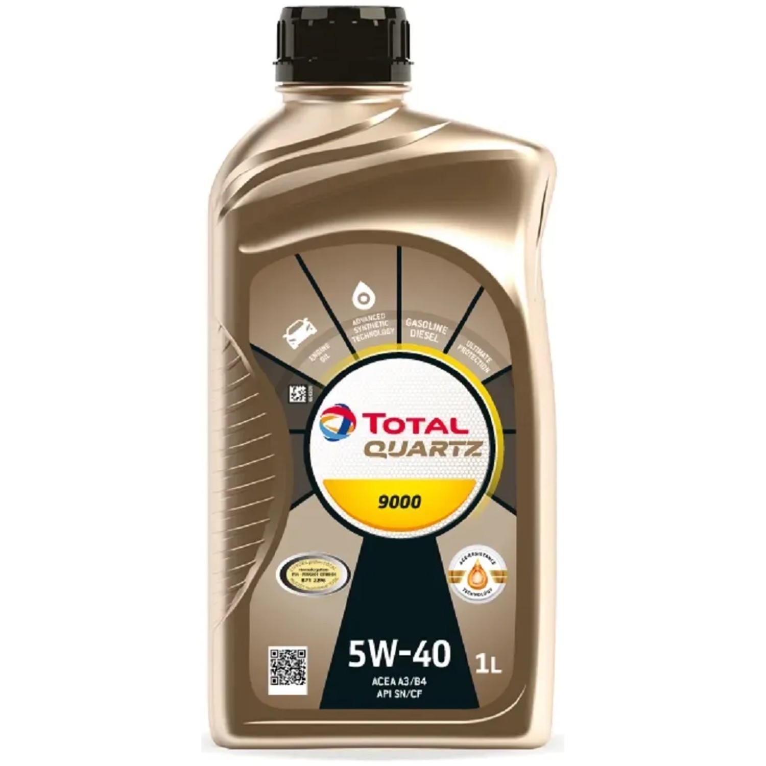 E-shop Total Quartz Motorový olej 9000 5W-40, 1 l