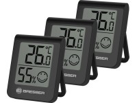 Bresser Teplomer a vlhkomer HumiTemp čierny, súprava 3 ks