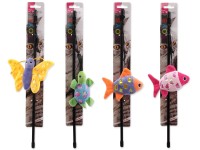 Magic Cat Goods Plyšové zvieratko na prúte, so šantou m., rôzne, druhy, 41 cm