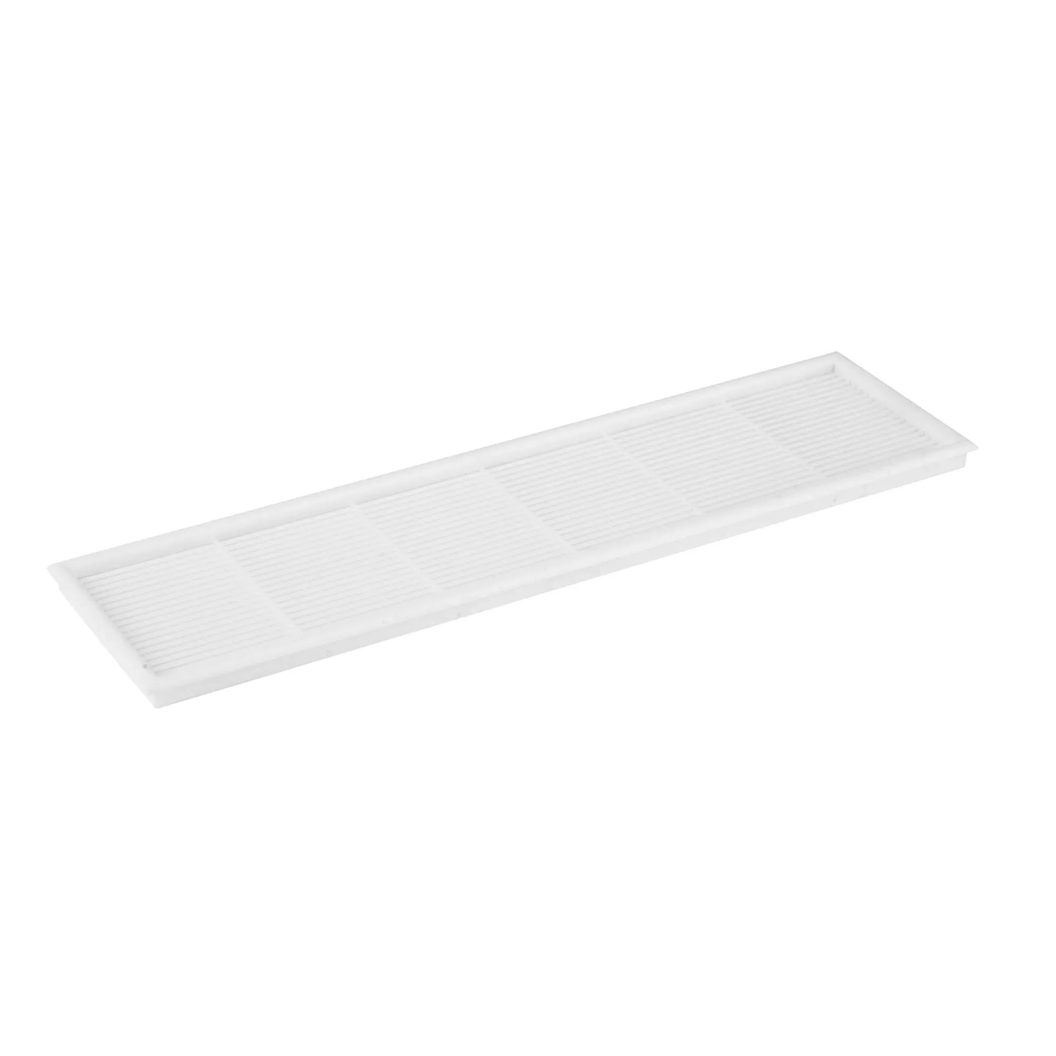 E-shop OBI Nábytková vetracia mriežka, biela, 240 x 60 mm