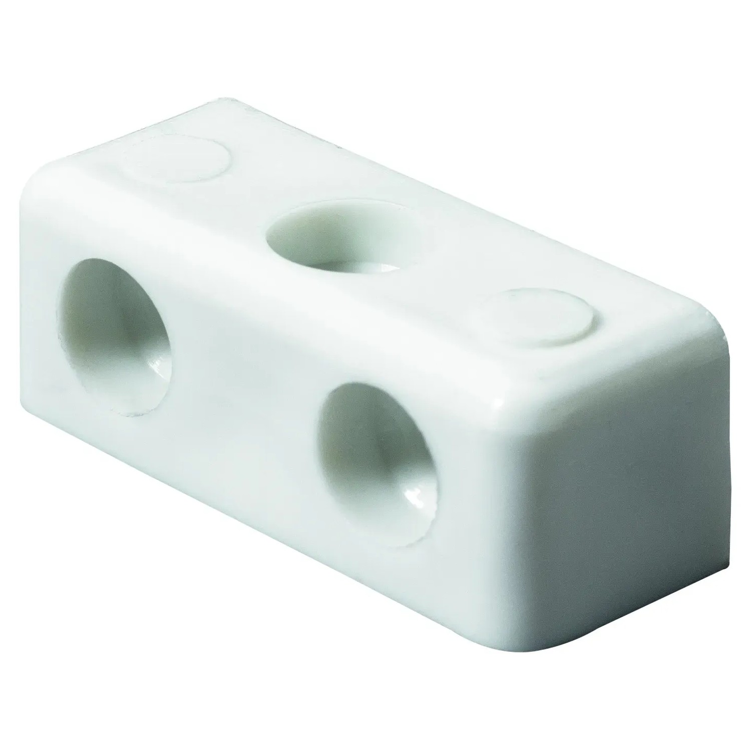 E-shop Hettich Rohový spojovací kváder, biely, 10 ks, 12 x 12 x 35 mm