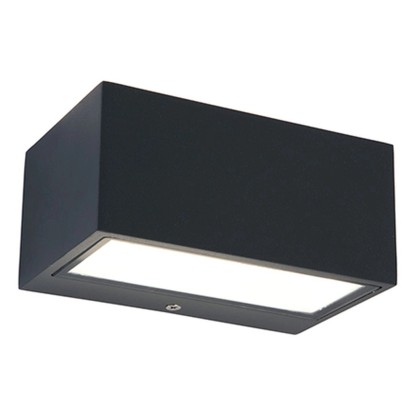 LUTEC LED nást. svietidlo GEMINI tm. sivé 10,5W 700lm 4000K IP54 65x140x89mm