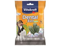 Vitakraft Dentálna tyčinka pre psov Dental Sticks Fresh 3v1 S, 120 g (7 ks)
