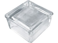 Fuchs Design Pochôdzna luxfera Clear View Crossed lesklá, 15 x 15 x 8 cm