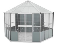 Vitavia Vtáčie voliéra Circus 9000, HKP 6 mm, hliník 383 x 336 x 284 cm, 9 m2