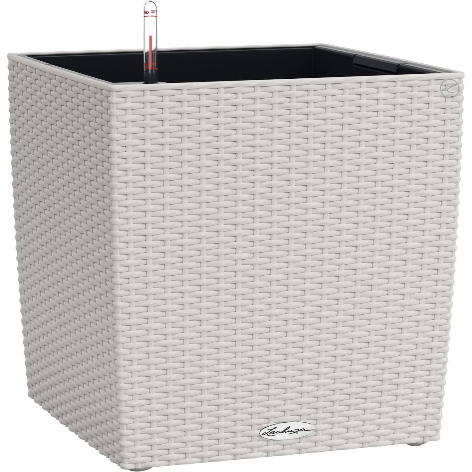 E-shop Lechuza Kvetináč Cube Cottage 50 sivý, 495 x 490 x 490 mm