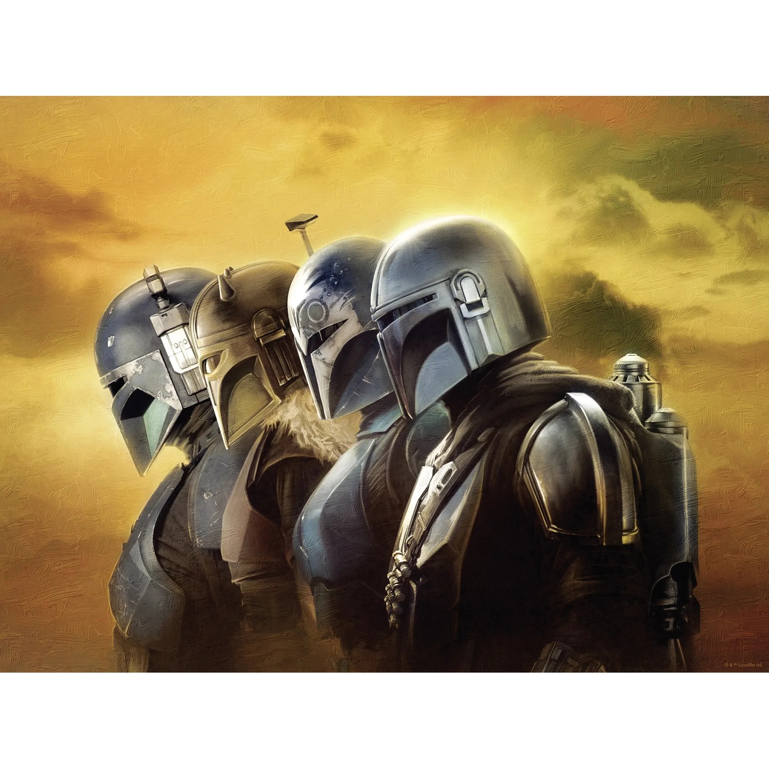 E-shop Komár Plagát Star Wars Mandalorian Line Up 30 x 40 cm