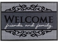 ASTRA Kolekcia rohožka na čistenie obuvi Homelike Welcome 50 cm x 70 cm sivá ASTRA Kolekcia rohožka na čistenie obuvi Homelike Welcome 50 cm x 70 cm sivá