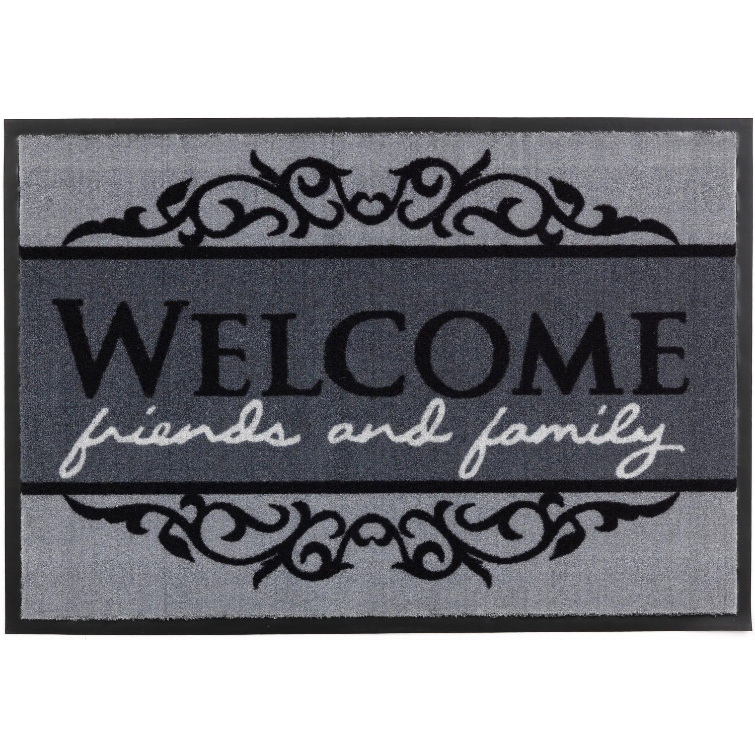 E-shop ASTRA Kolekcia rohožka na čistenie obuvi Homelike Welcome 50 cm x 70 cm sivá