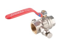 Ferro Guľový plnoprietočný kohút KFPO2 s vypúšťaním, páka MM 3/4