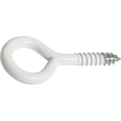 Oko so skrutkou bielo pozinkované 16 x 3 mm, 4 ks