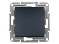 Schneider Electric Ovládač tlačidlový 1/0 Asfora, antracit