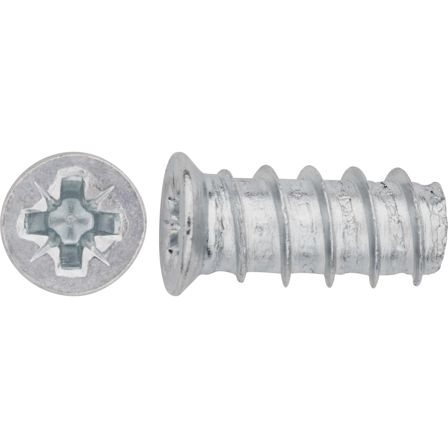 E-shop Euroskrutka so zápustnou hlavou PZ2 bielo pozinkovaná 6 x 11,5 mm, 20 ks