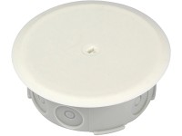 Düwi Rozbočovacia krabica okrúhla biela