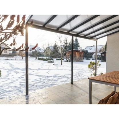 Gutta Hliníková pergola Terrassendach Original typ A antracit 3,06 x 3,06 cm