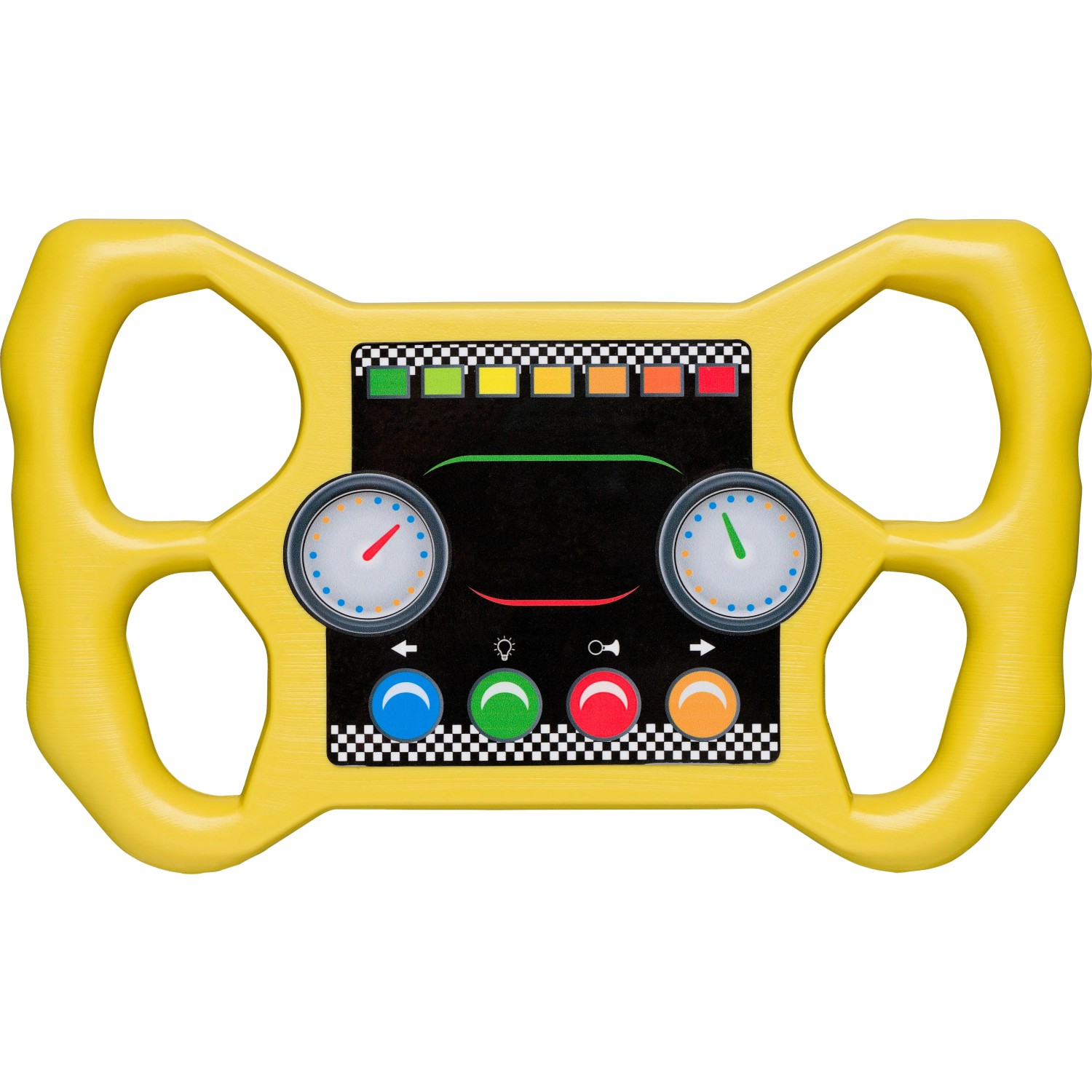 E-shop SwingKing Závodný volant žltý, 30 x 18 x 2,6 cm
