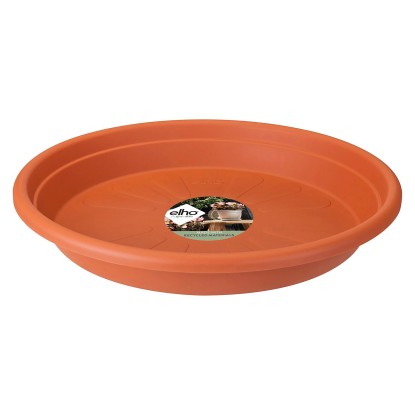 Elho Univerzálna miska pod kvetináč Round, terakotová, pr. 25 x 4 cm