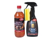 Kittfort Čistič skiel krbov a kachlí 500ml + Gélový podpaľovač 1 l+hubka zadarmo