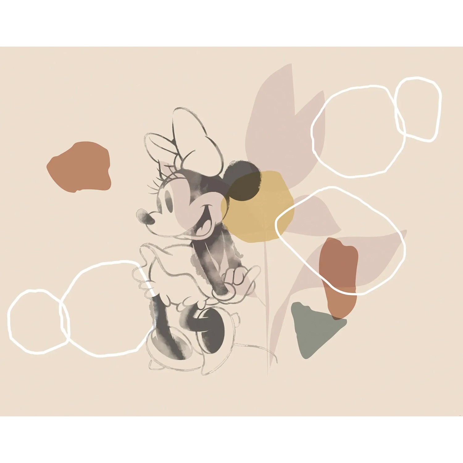 E-shop Komar Vliesová fototapeta Minnie Soft Shapes 350 x 280 cm