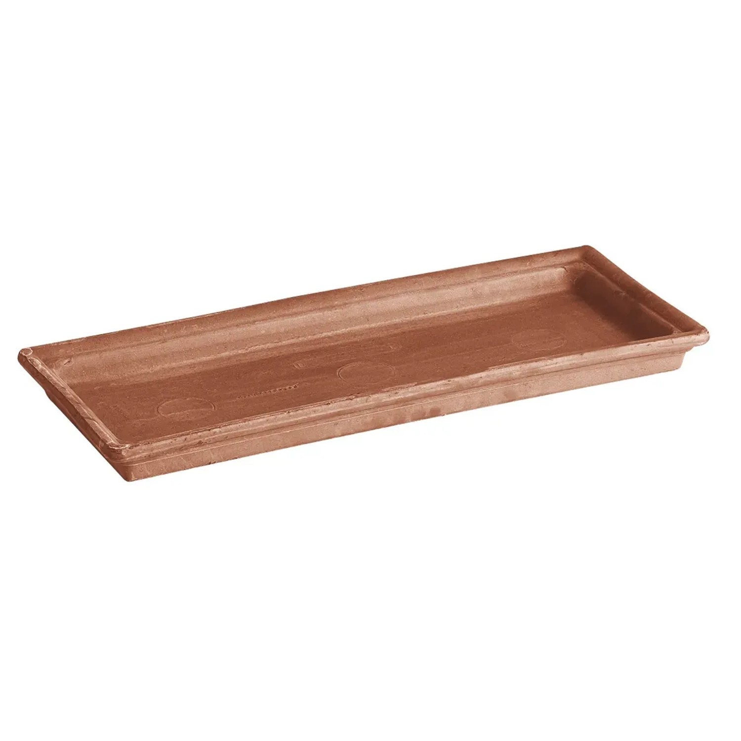 E-shop Deroma Miska pod kvetináč hranatá Standard 42 cm mokka