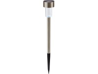 BWO LED solárne svietidlo SOLAR plast, strieborné/číre, 0,06 W, 5,5 x 40 x 5, cm