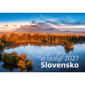 Helma 365 Nástenný mesačný kalendár 2027 Malebné Slovensko 31,5 x 45 cm