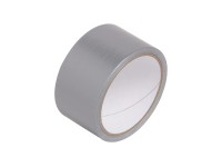 LUX-TOOLS Textilná páska 50 mm x 10 m strieborná