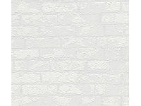 A. S. Creation Pretierateľná vliesová tapeta Meistervlies Creativ biela 377371