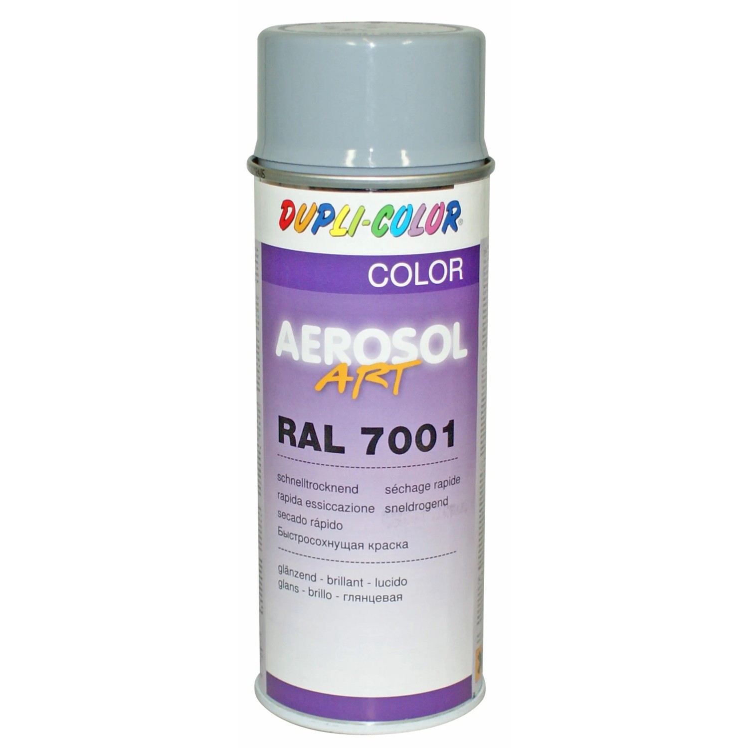 E-shop DUPLI-COLOR Lak v spreji AEROSOL ART (7001) striebrosivá 400 ml