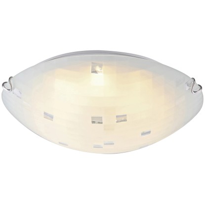 LED stropné svietidlo, priemer 30 cm biela