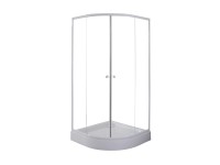 Sanotechnik Sprchovací kút s vaničkou 08157, štvrťkruh, 90 x 90 x 192,5 cm Sanotechnik Sprchovací kút s vaničkou 08157, štvrťkruh, 90 x 90 x 192,5 cm