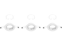 Briloner Vstavané svietidlo 3 svetlá biele Briloner Vstavané svietidlo 3 svetlá biele