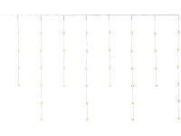 OBI LED svetelná sieť s hviezdami 40x LED tep. biela IP44 transparentná 0,9x1,4m