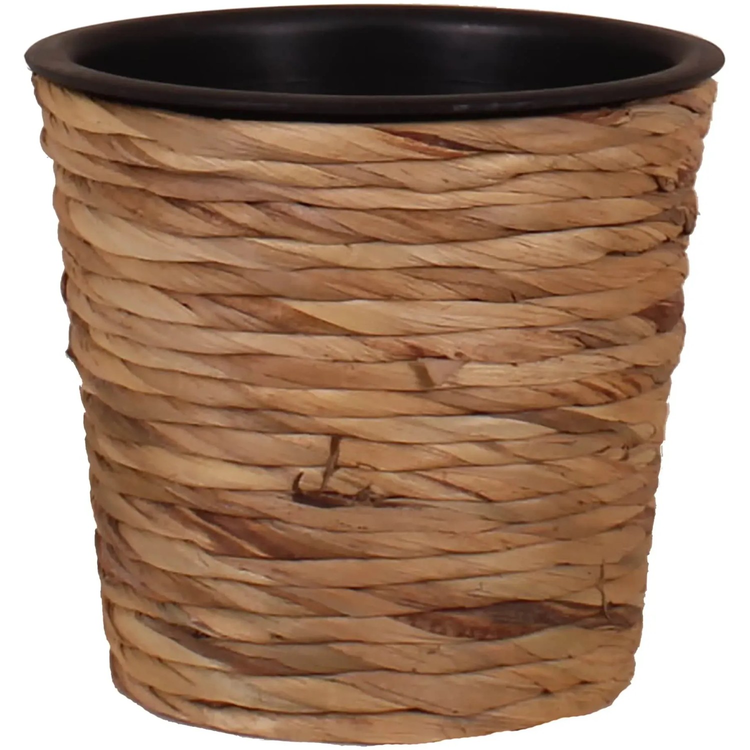 E-shop Obal na kvetináč z PP s vodným hyacintom prírodný 21 x 19 cm